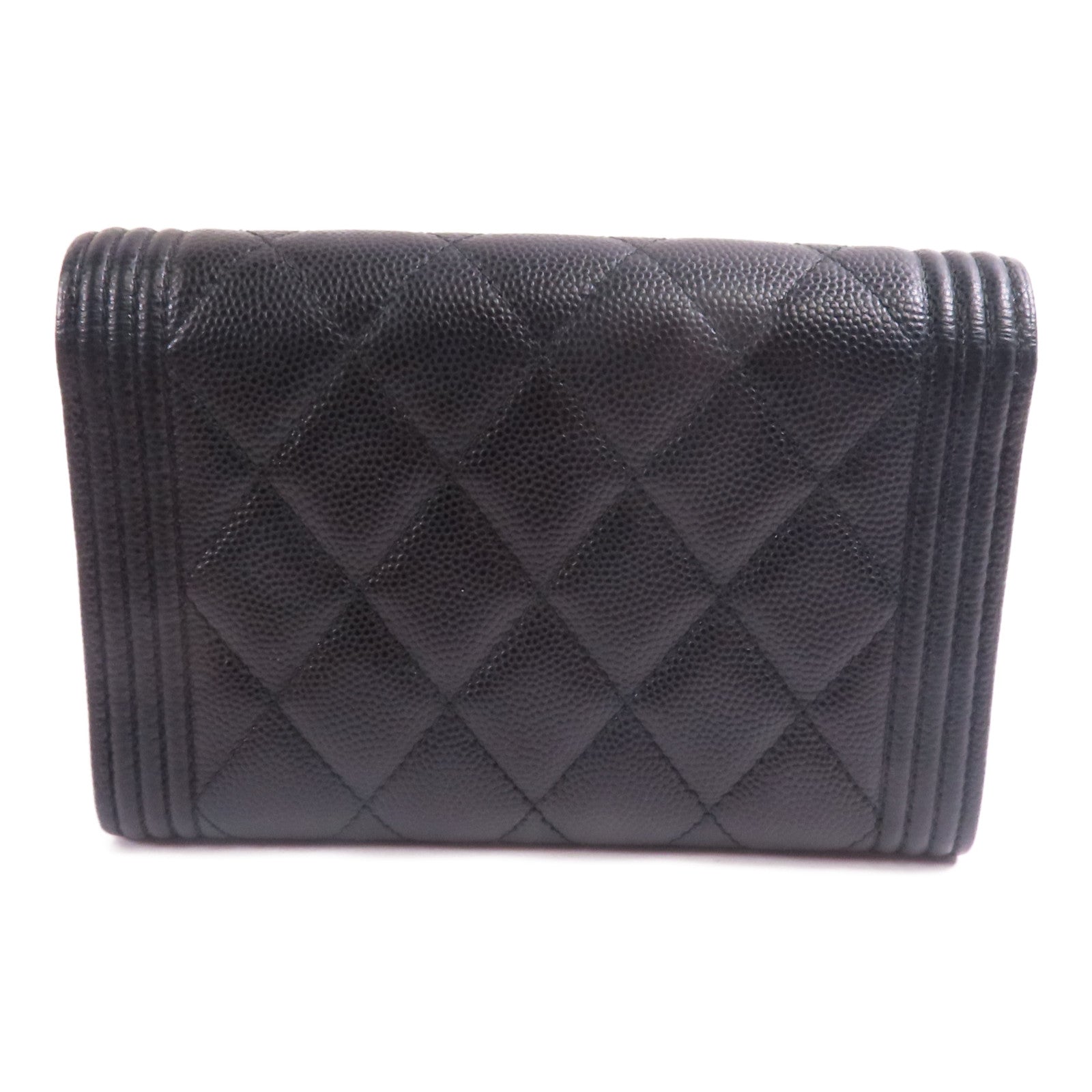 CHANEL 牛皮皮革Boy Wallet錢包
