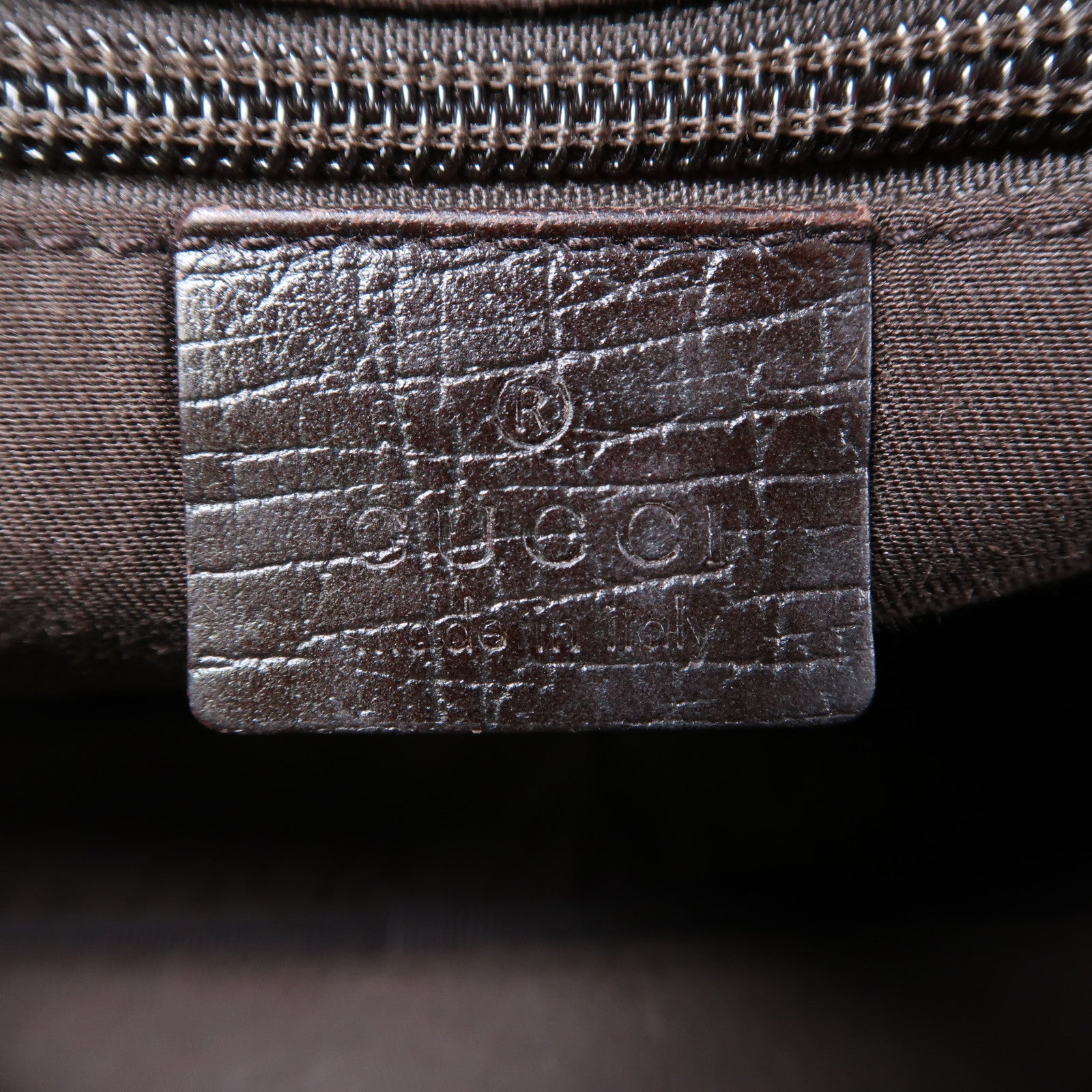GUCCI 塗層帆布Supreme Crossbody Shoulder Bag銀扣肩背袋啡色