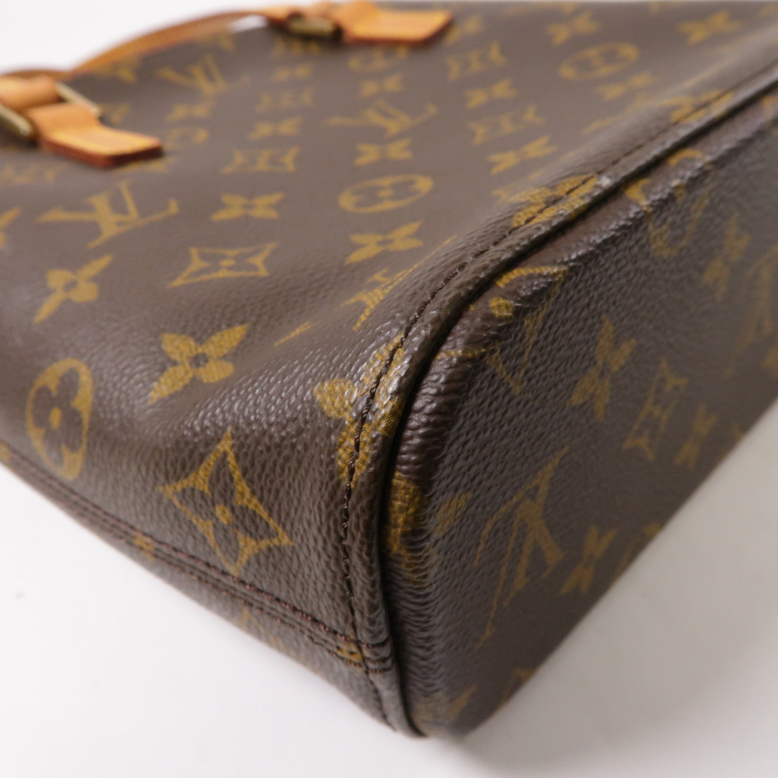 LOUIS VUITTON Monogram Vavin PM金扣手挽袋啡色