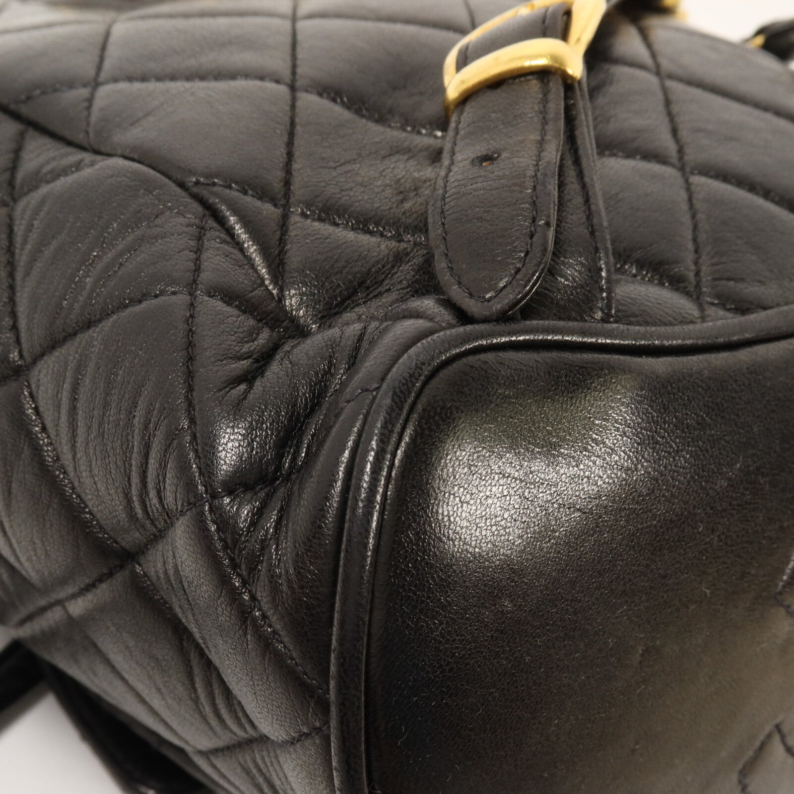 CHANEL 羊皮皮革Vintage Backpack鏈帶背包
