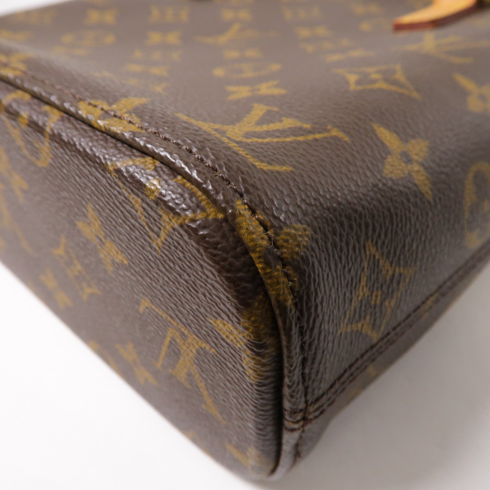 LOUIS VUITTON Monogram Vavin PM金扣手挽袋啡色