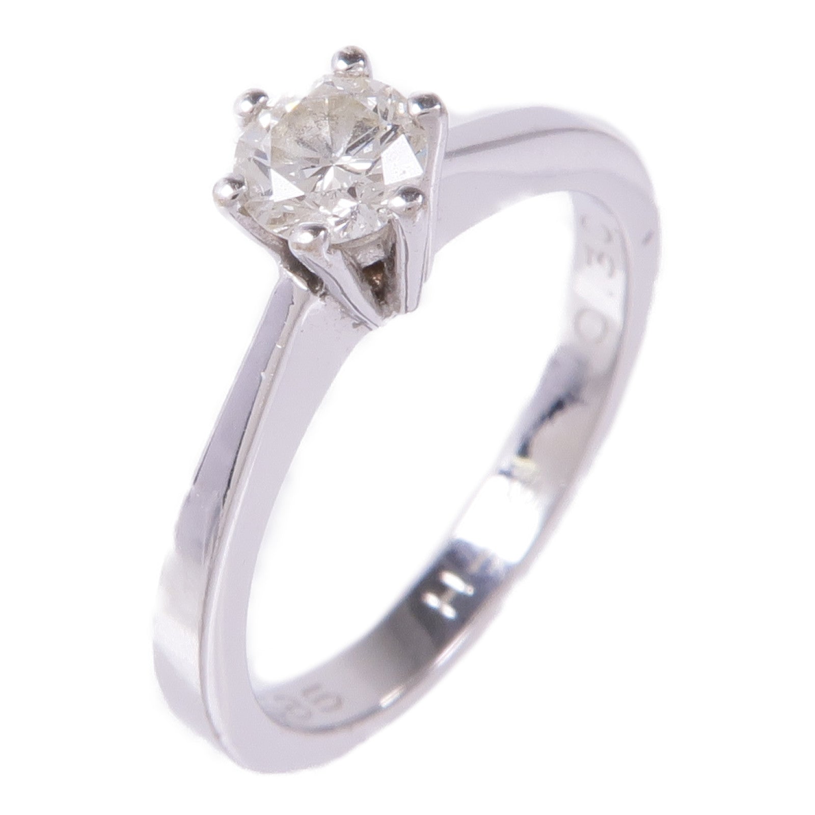 JEWELRY 【激減優惠】14K白金Diamond Ring鑽石戒指US#5.75