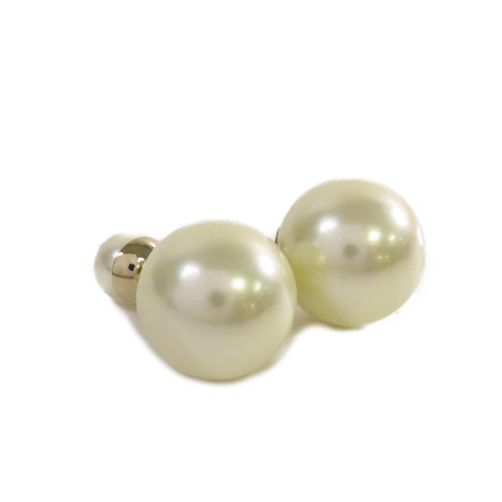 Dior 仿珍珠Earrings耳環珍珠色