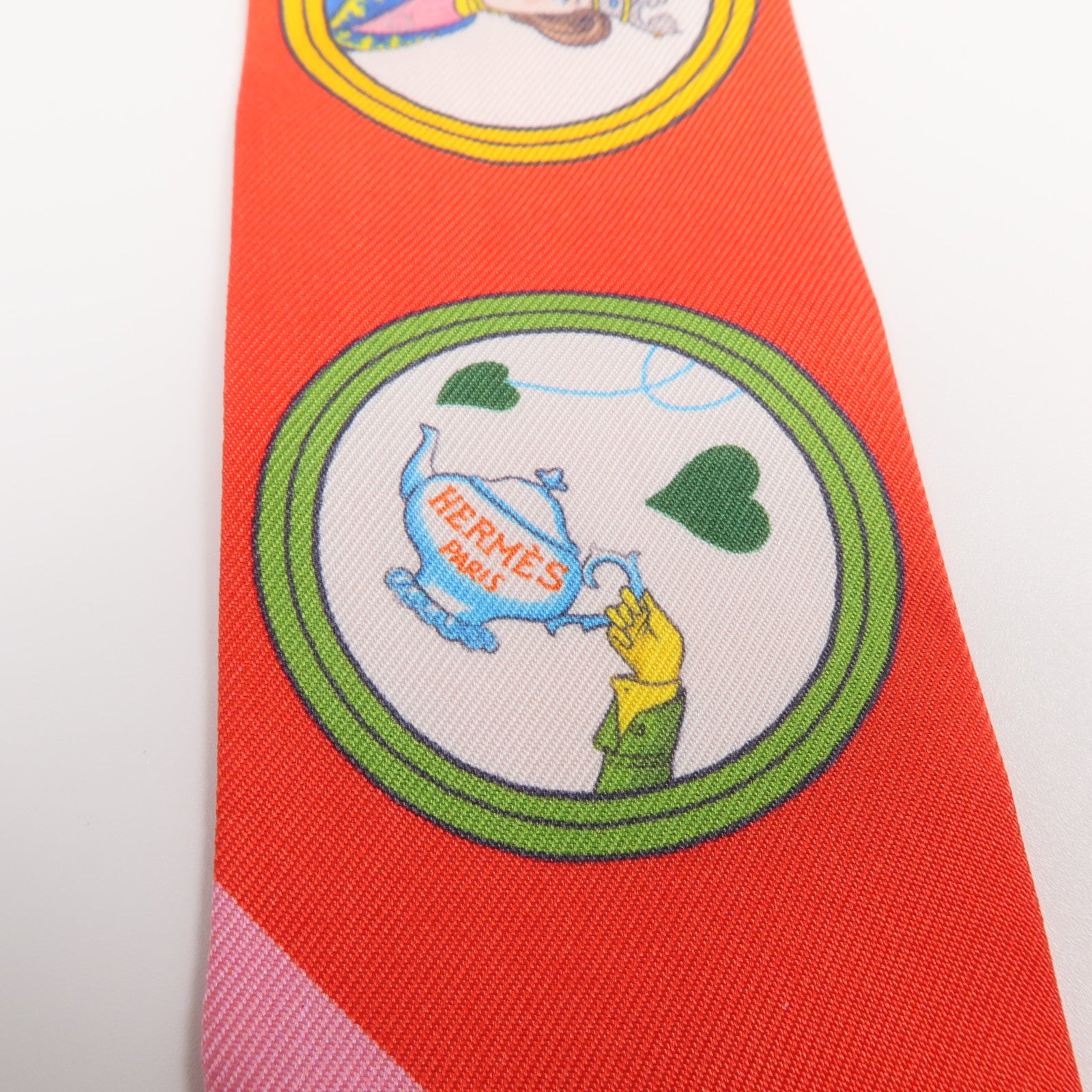 HERMES 絲質Twilly絲巾