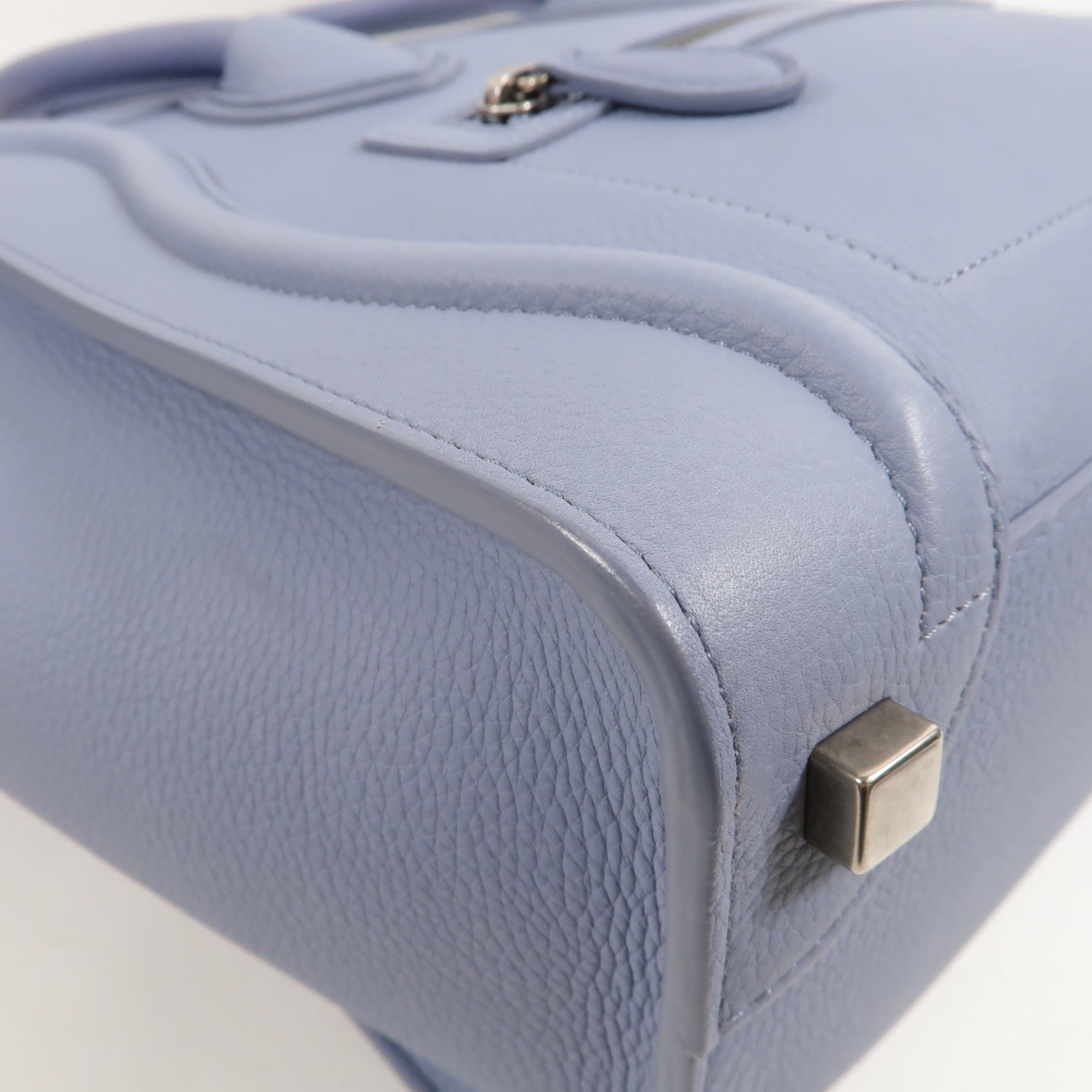 CELINE 牛皮皮革Micro Luggage手挽袋