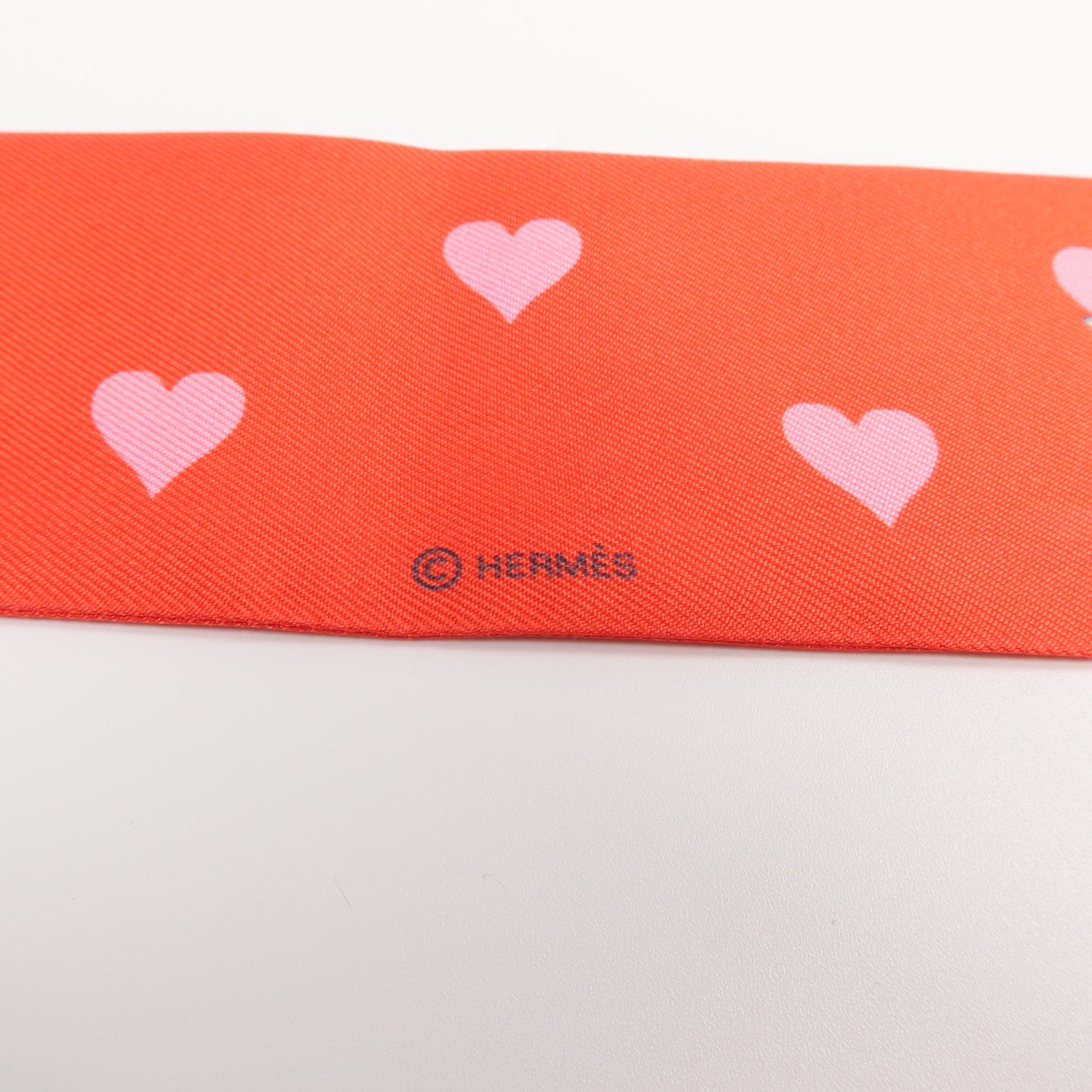 HERMES 絲質Twilly絲巾