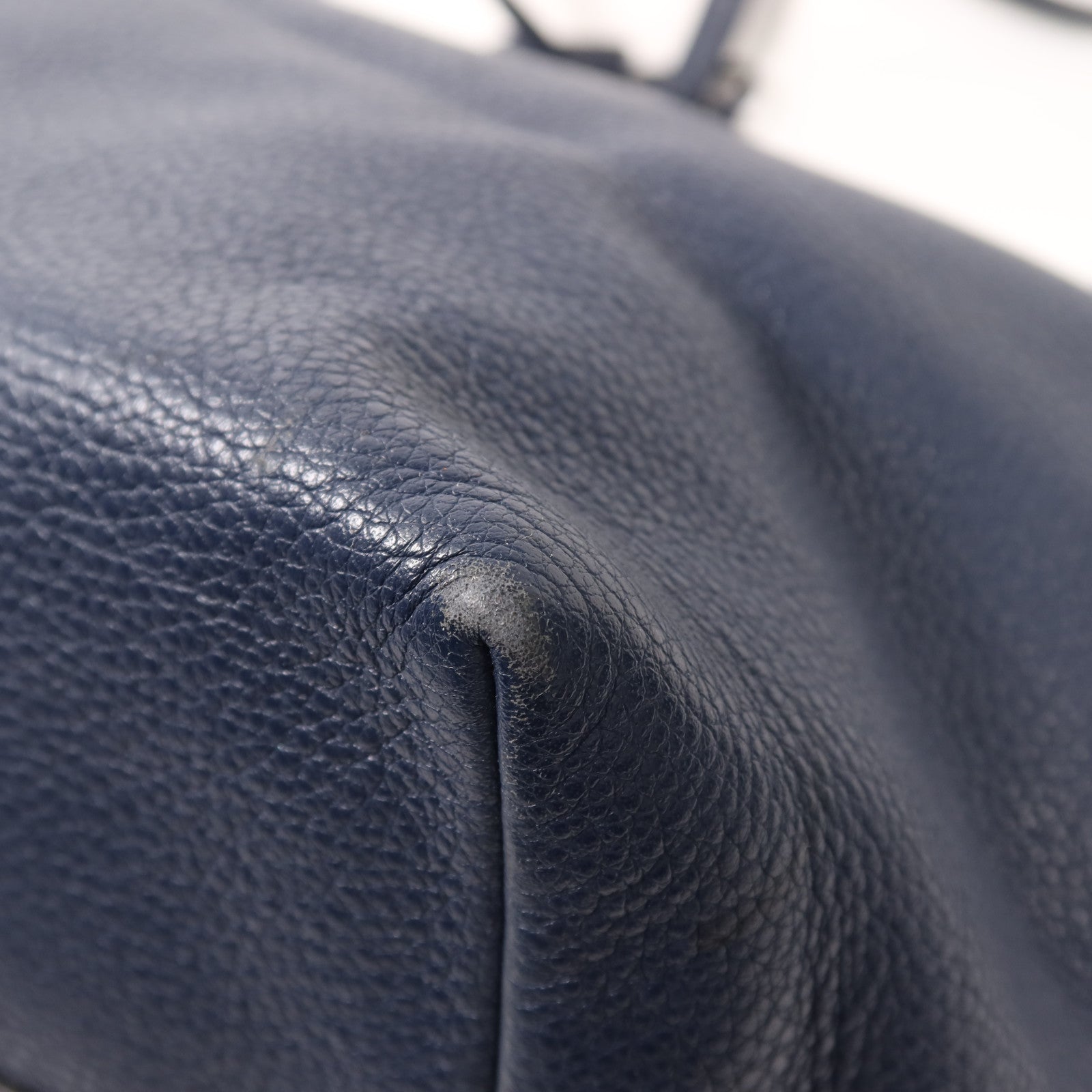 PRADA 牛皮皮革Tote Bag銀扣手挽袋