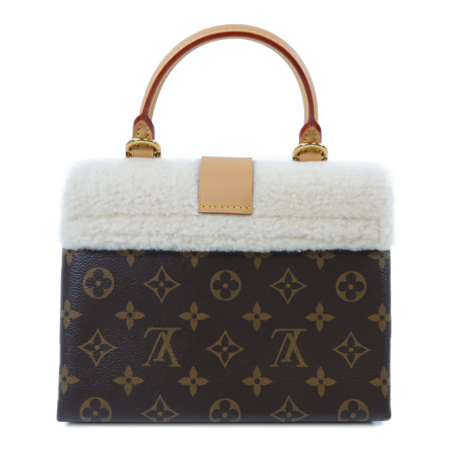 LOUIS VUITTON **【激減優惠】Monogram Locky BB金扣手挽肩背兩用袋啡色
