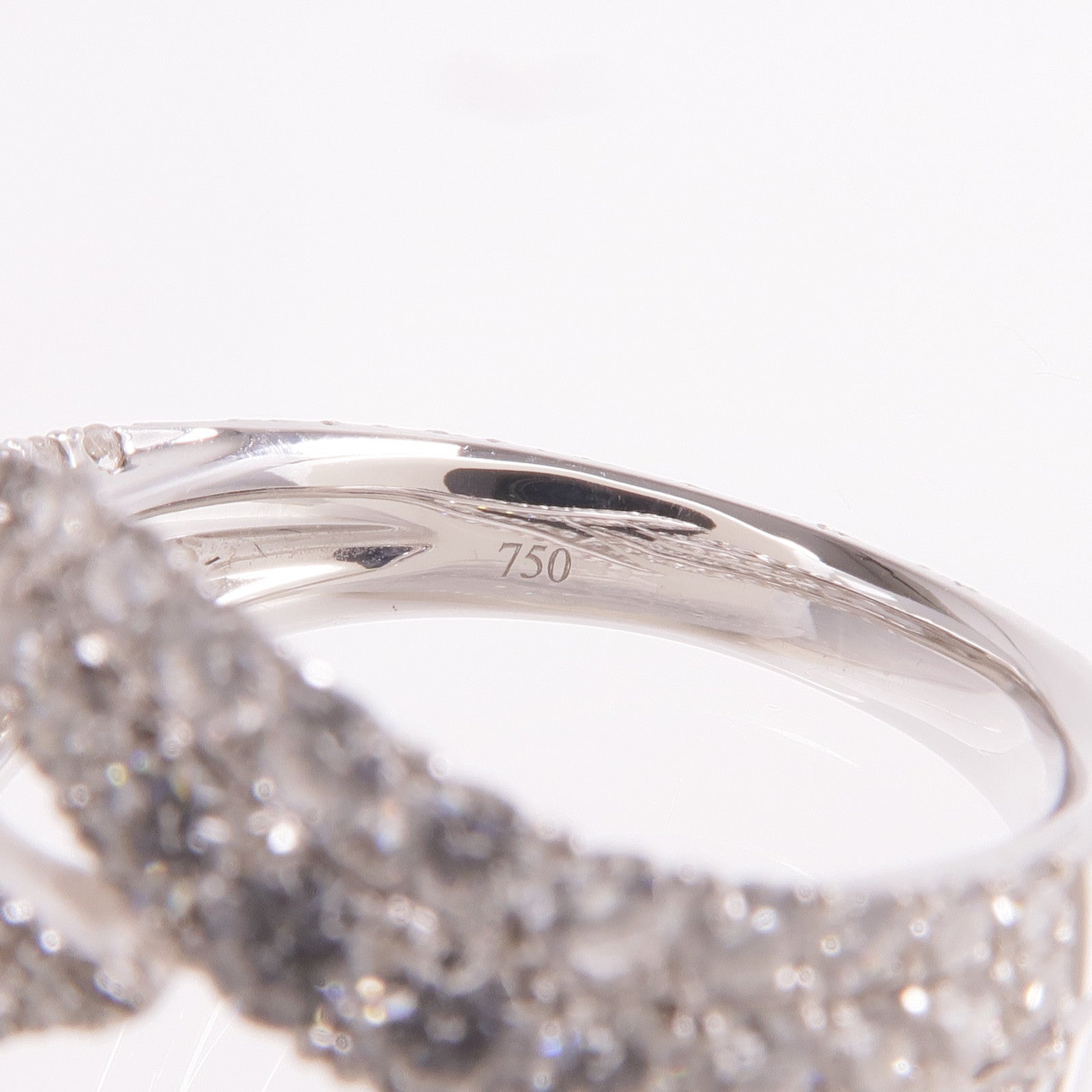 JEWELRY 【激減優惠】18K白金Diamond Ring鑽石戒指US#7.75