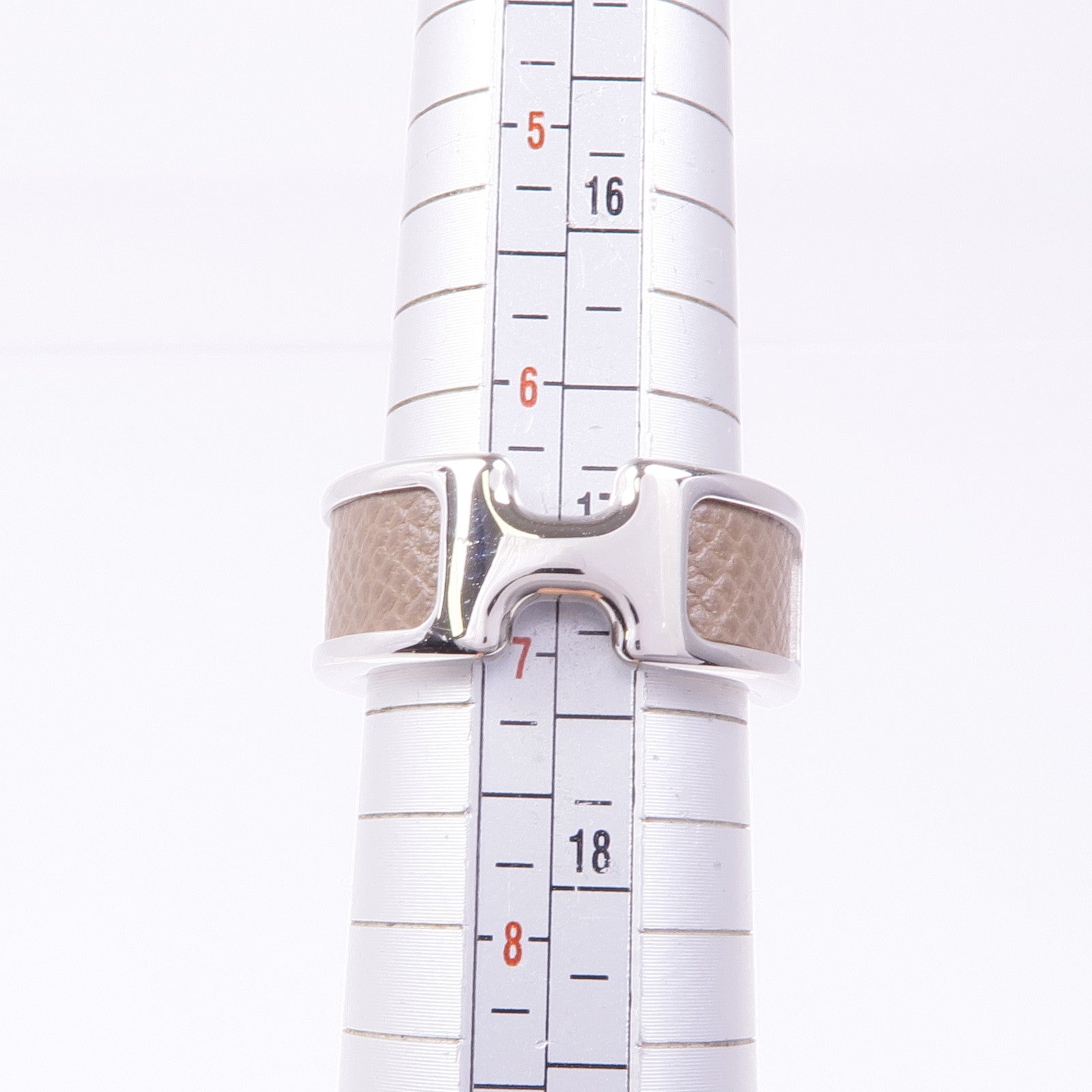 HERMES 金屬Olympe Ring戒指Etoupe