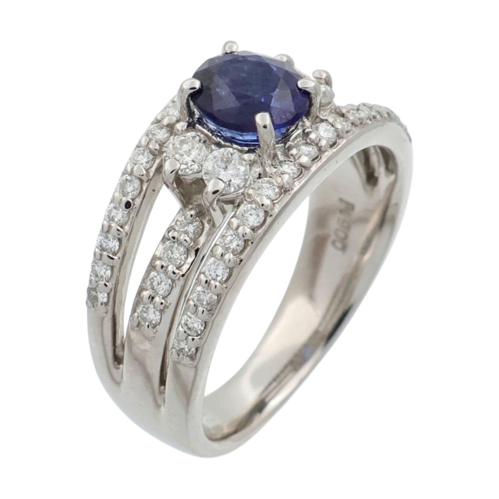 JEWELRY PT900鉑金/藍寶石Sapphire鑽石戒指