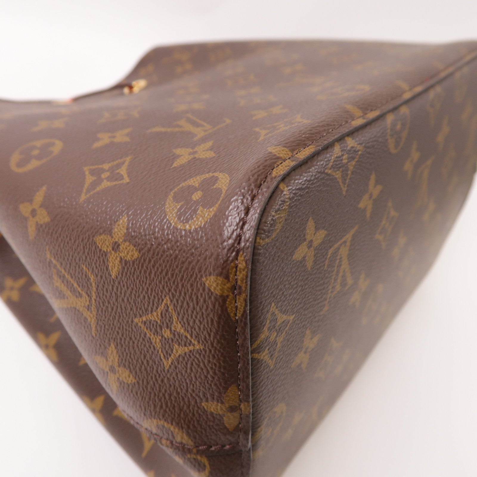 LOUIS VUITTON Monogram Neo Noe Bucket Bag金扣肩背袋Coquelicot/紅色