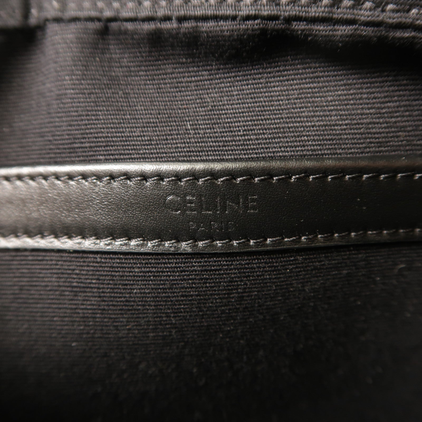 CELINE 【激減優惠】塗層帆布Shoulder Bag銀扣肩背袋