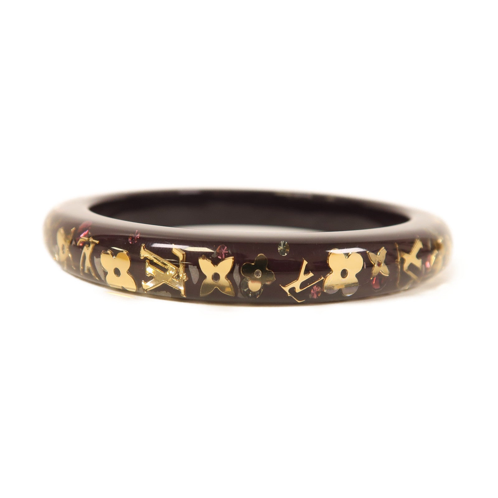 LOUIS VUITTON PVC Bangle手鐲啡色