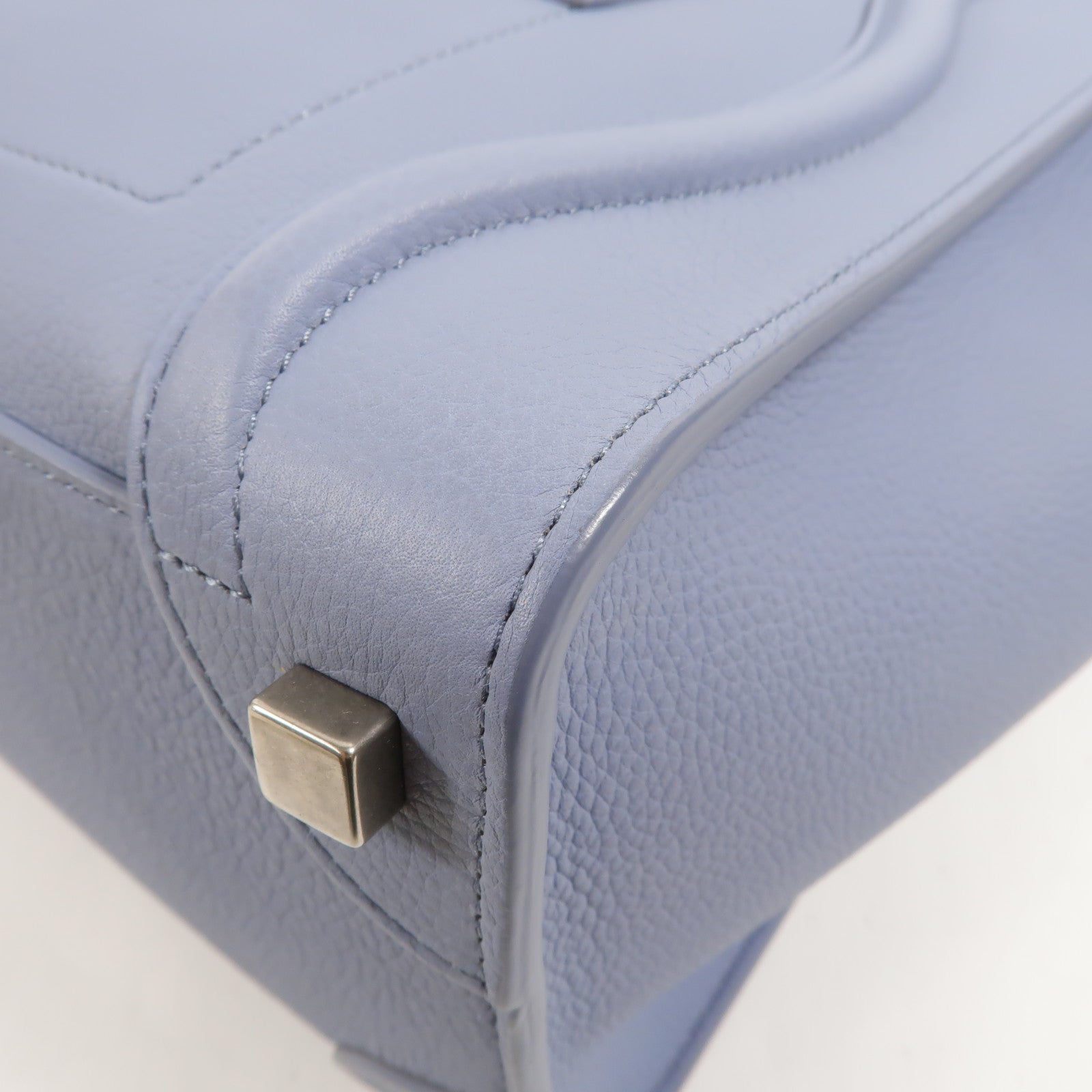 CELINE 牛皮皮革Micro Luggage手挽袋