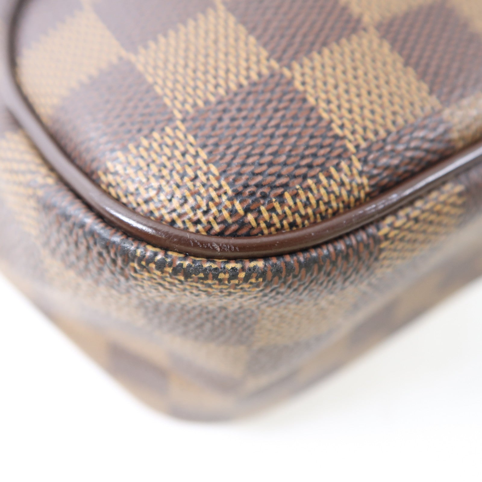 LOUIS VUITTON Monogram Olaf金扣肩背袋棕色