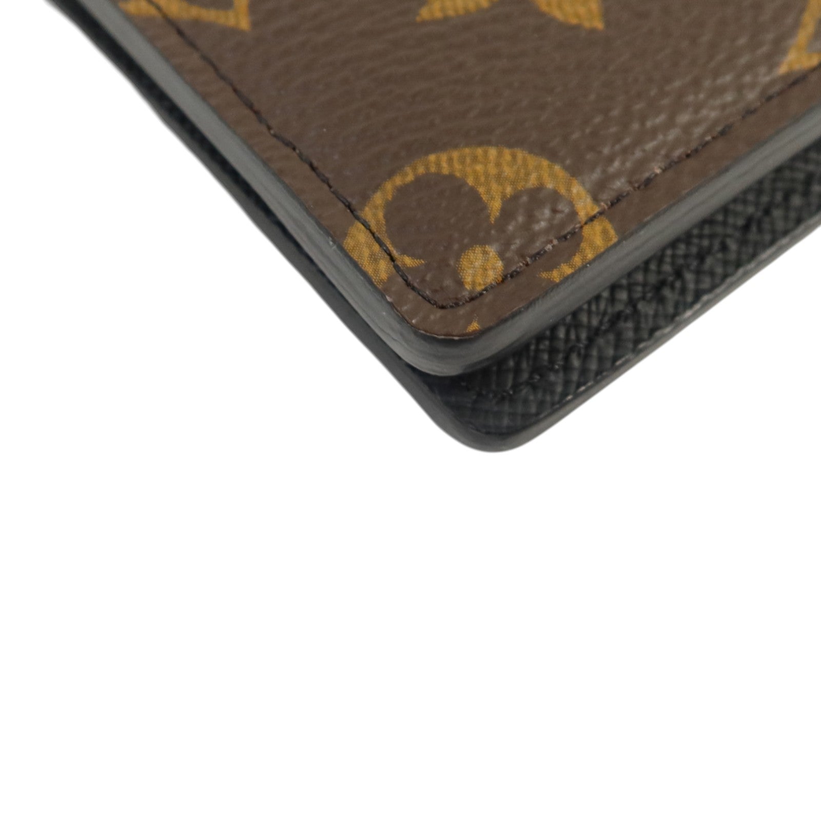 LOUIS VUITTON Monogram Macassar Multiple Wallet錢包