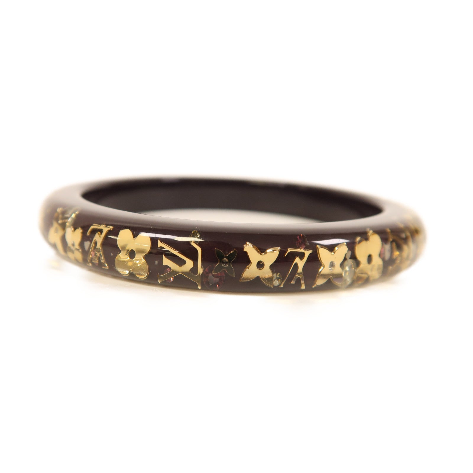 LOUIS VUITTON PVC Bangle手鐲啡色