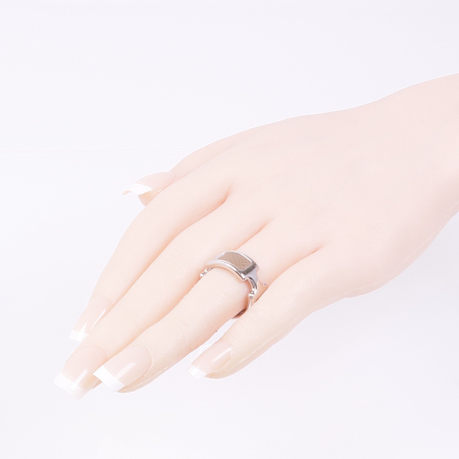 HERMES 金屬Olympe Ring戒指Etoupe