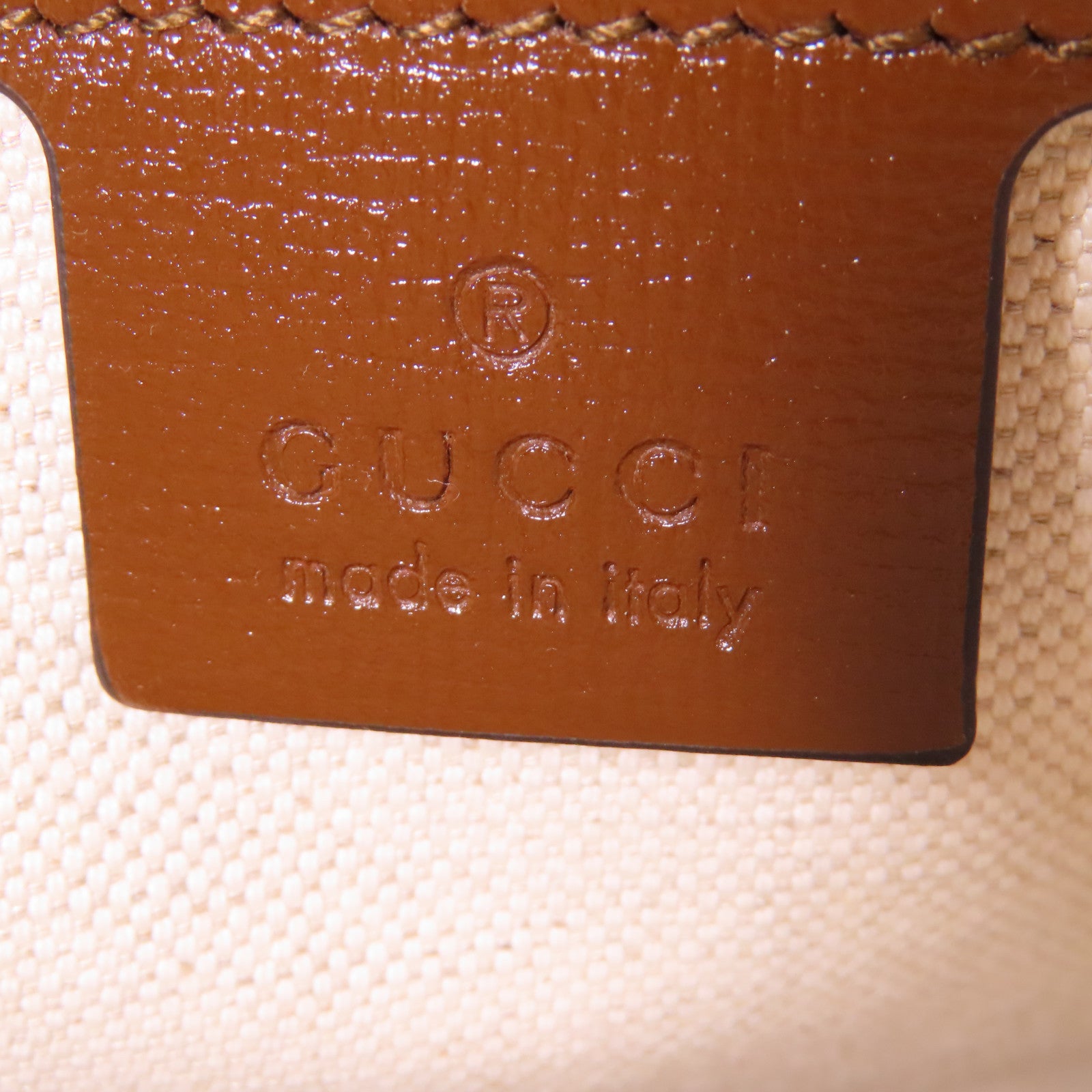 GUCCI 【激減優惠】塗層帆布GG SUPREME Shoulder Bag金扣手挽肩背兩用袋啡色