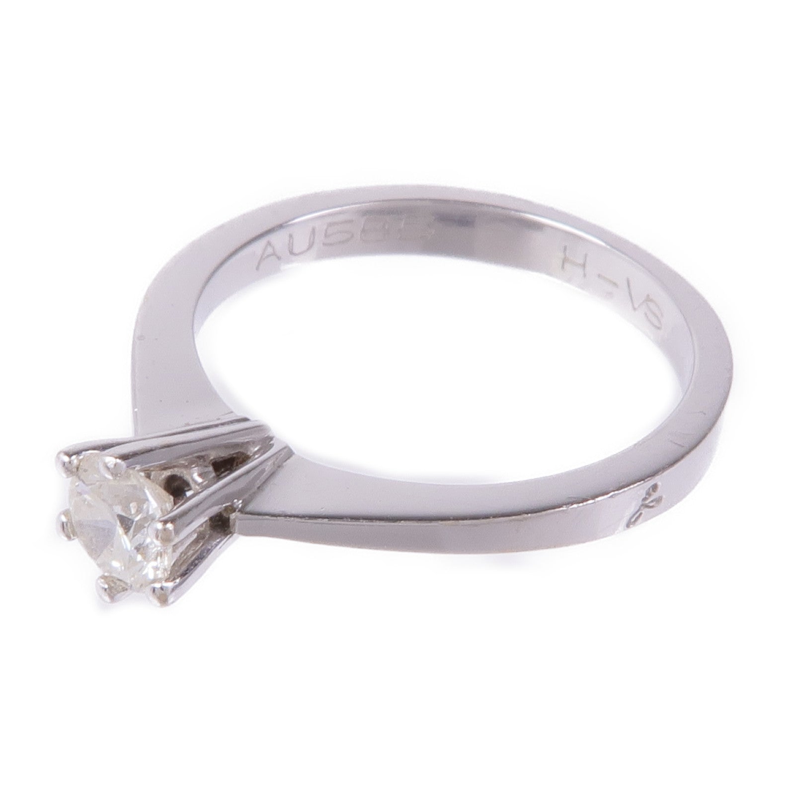 JEWELRY 【激減優惠】14K白金Diamond Ring鑽石戒指US#5.75