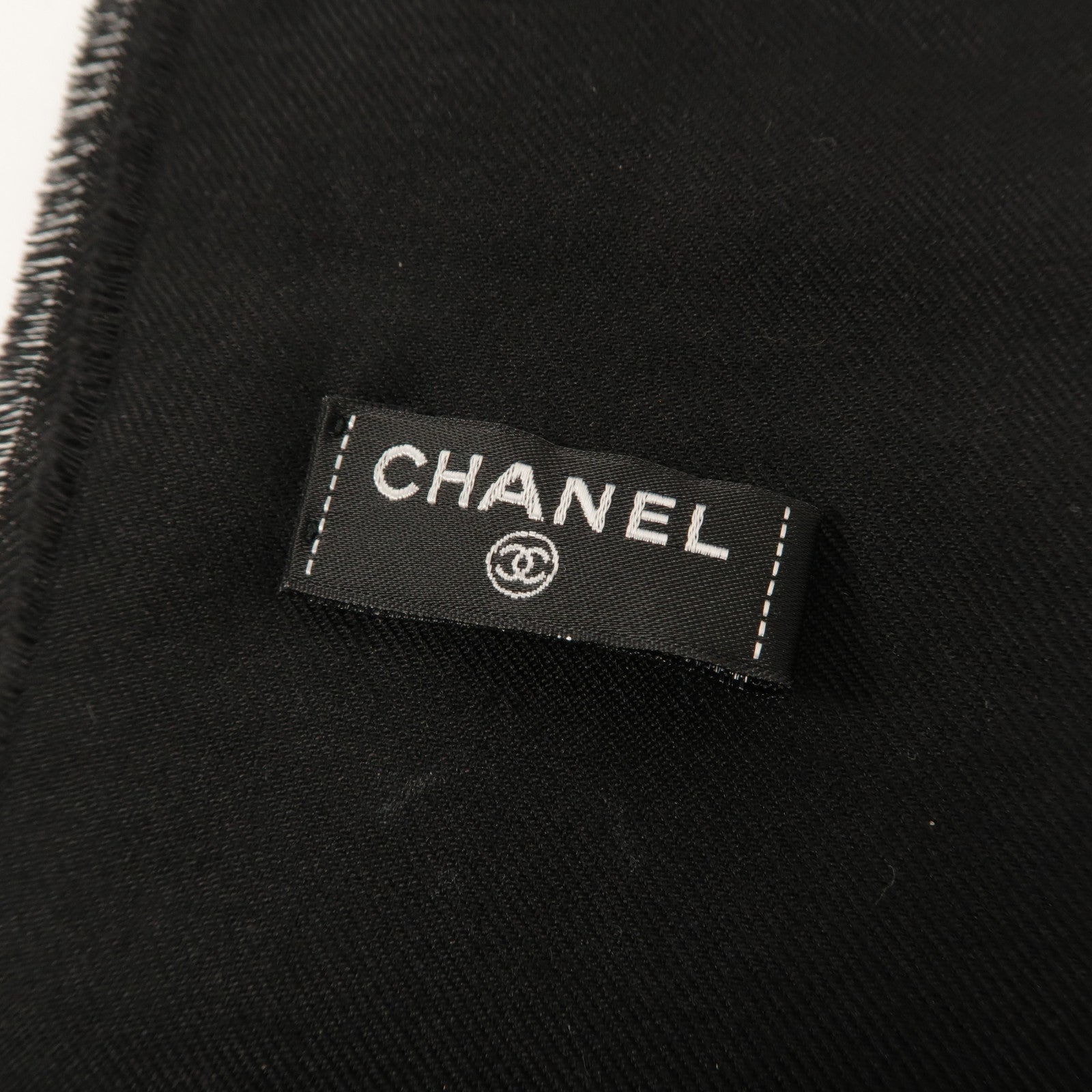 CHANEL 羊絨/絲質Scarf 75X200圍巾