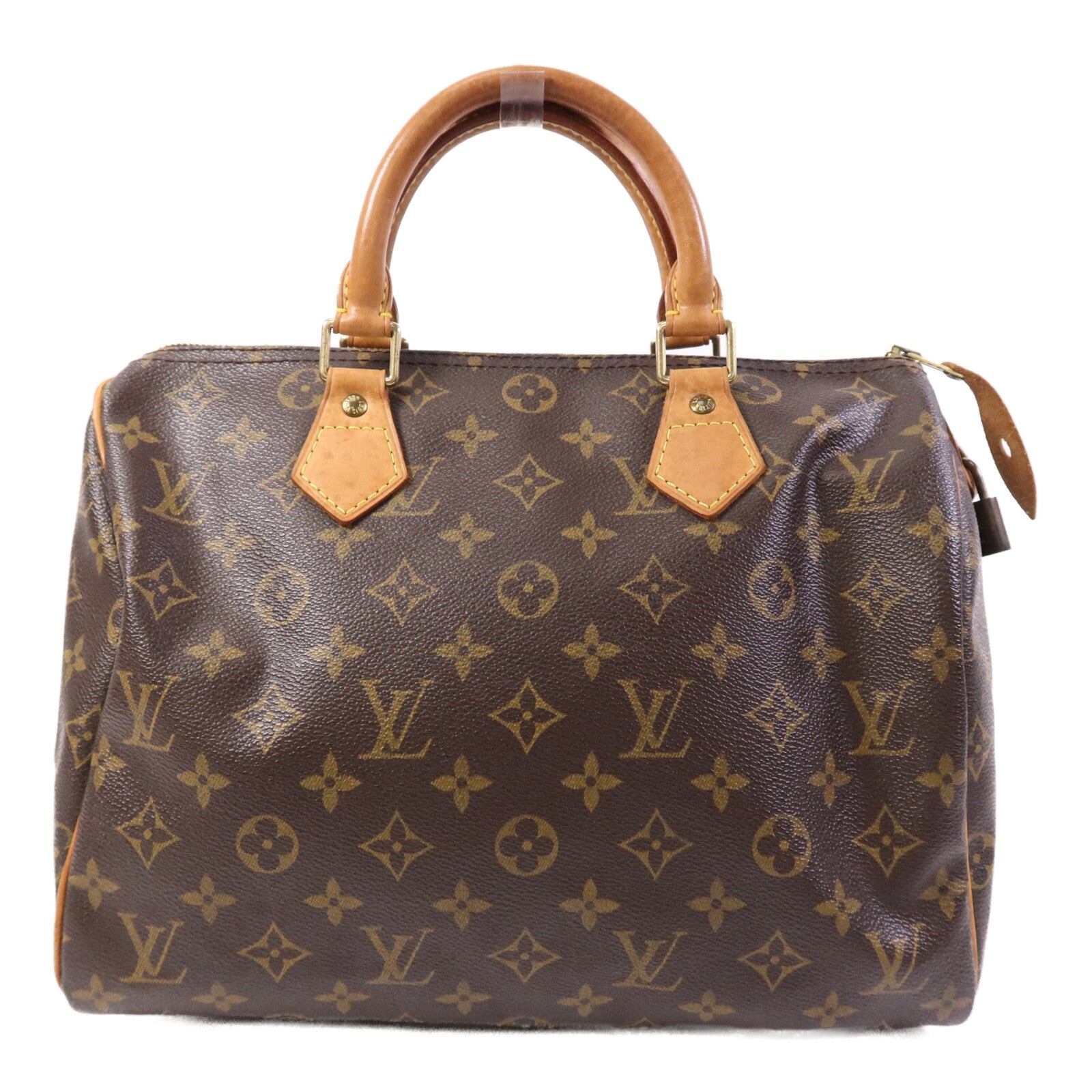 LOUIS VUITTON Monogram Speedy 30金扣手挽袋