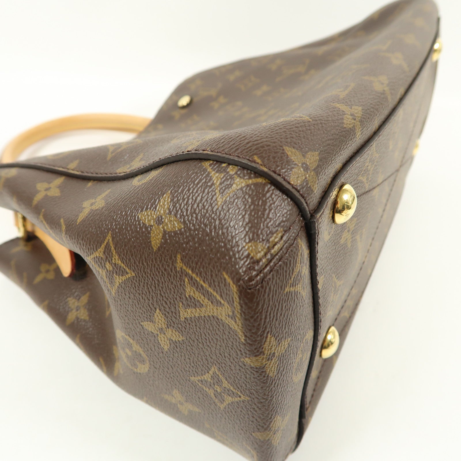 LOUIS VUITTON Monogram Montaigne MM金扣手挽肩背兩用袋