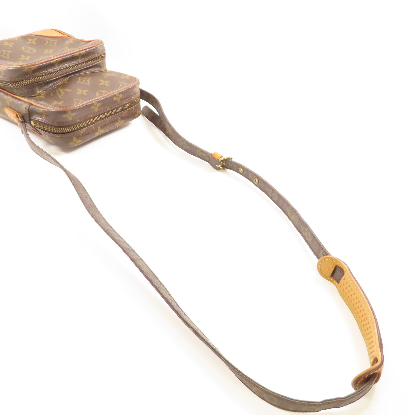 LOUIS VUITTON LV GHW Amazon Crossbody Shoulder Bag M45236 Monogram Brown