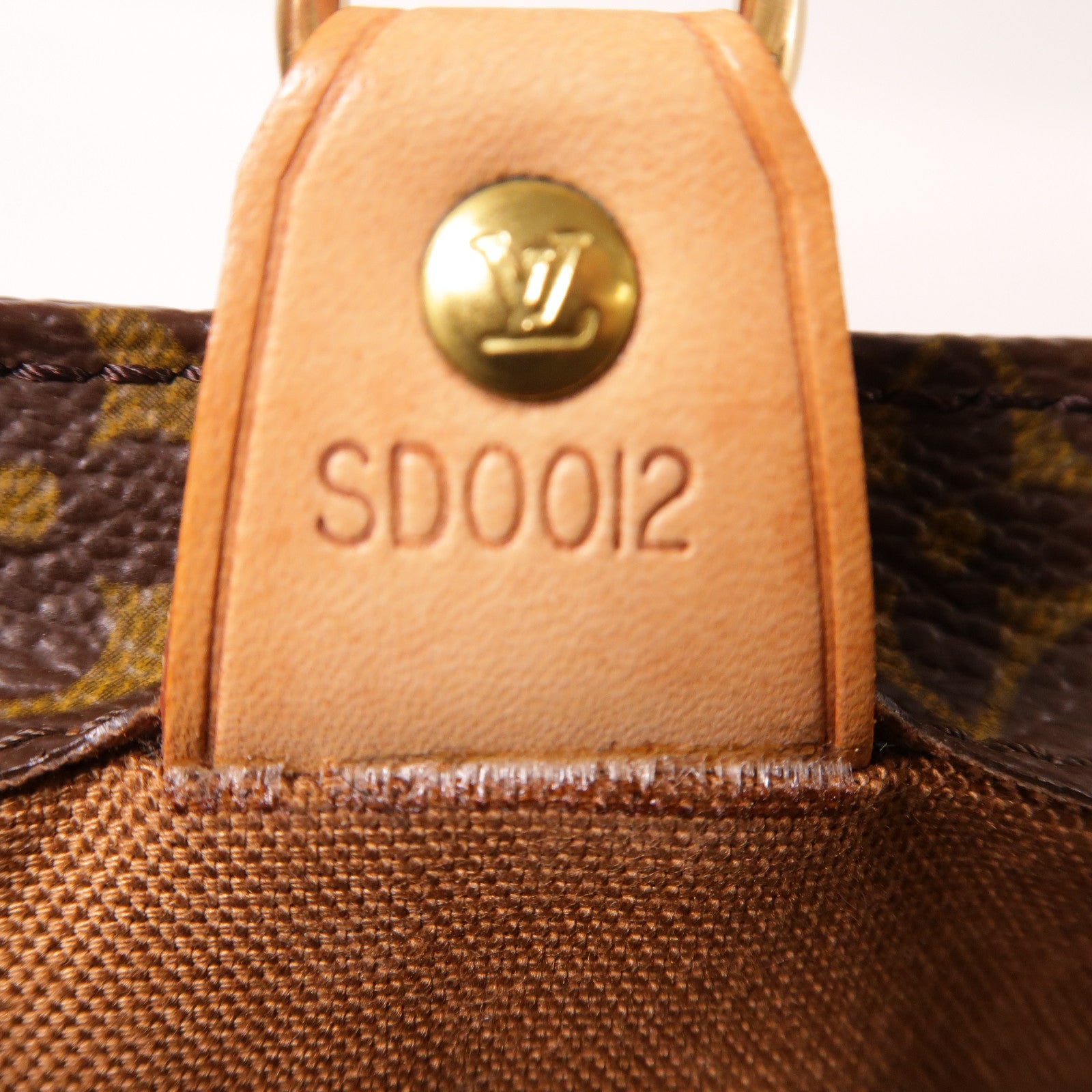 LOUIS VUITTON Monogram Vavin PM金扣手挽袋啡色