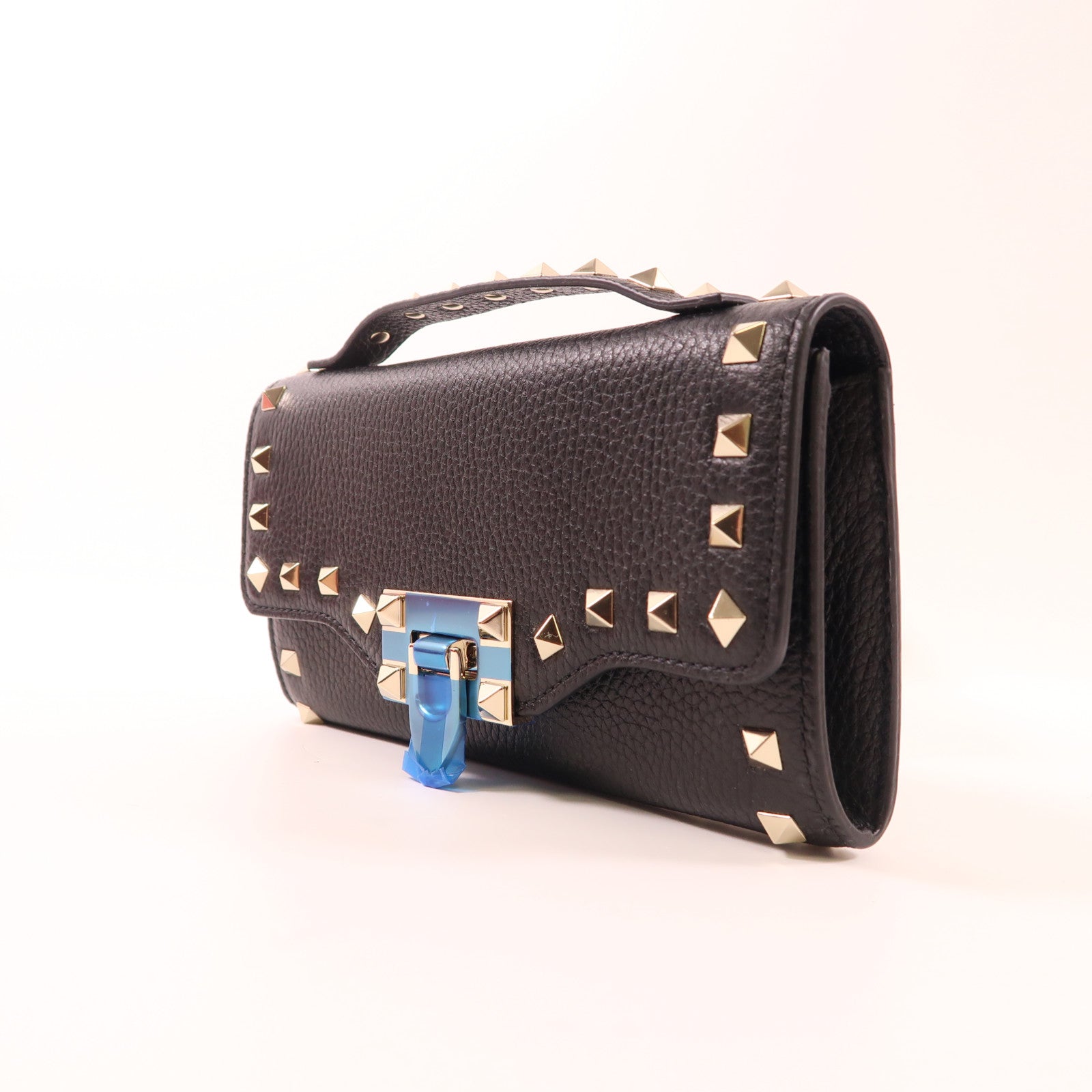 Valentino 【激減優惠】牛皮皮革Rockstud WOC肩背袋