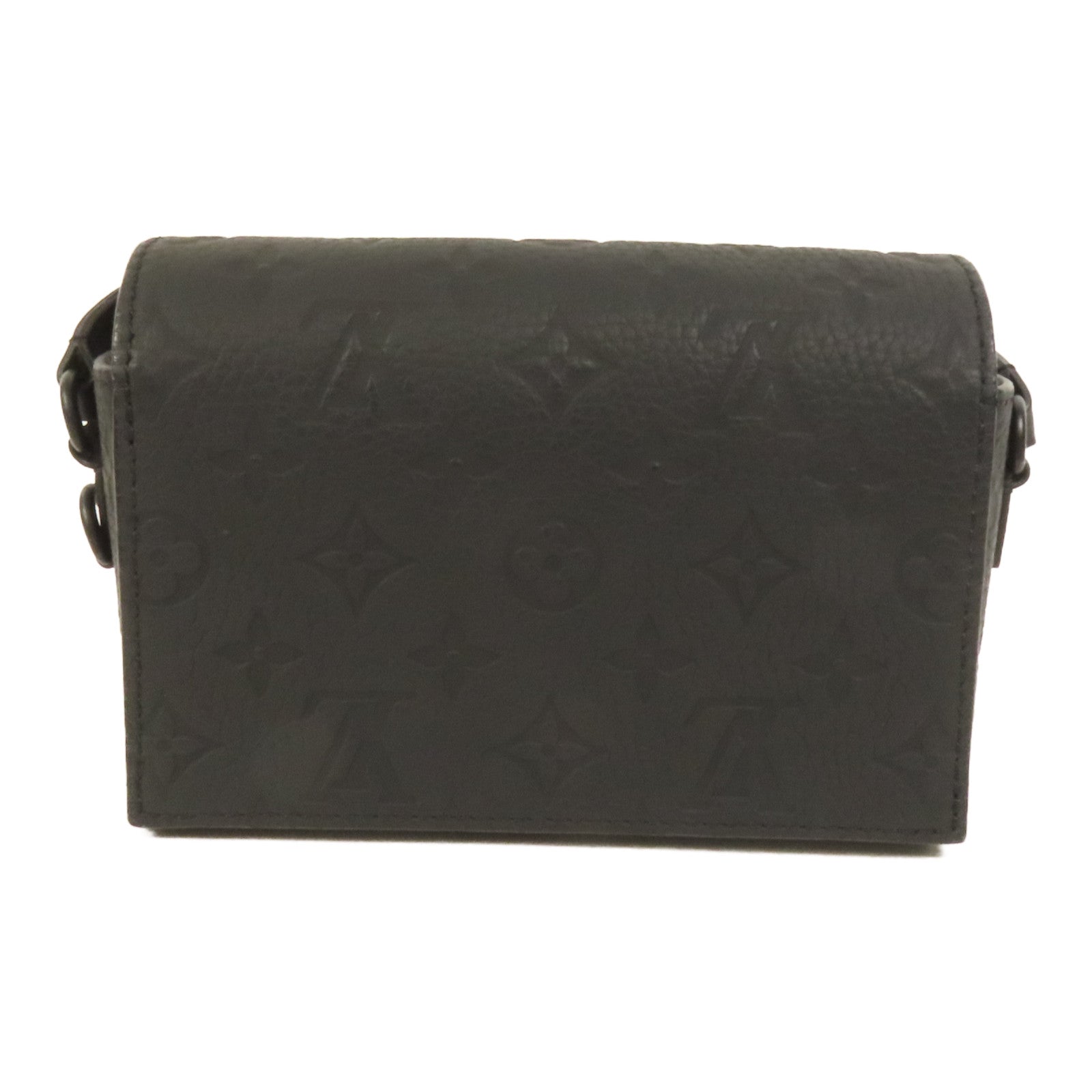 LOUIS VUITTON Monogram Taurillon Steamer Wearable Wallet扣肩背袋