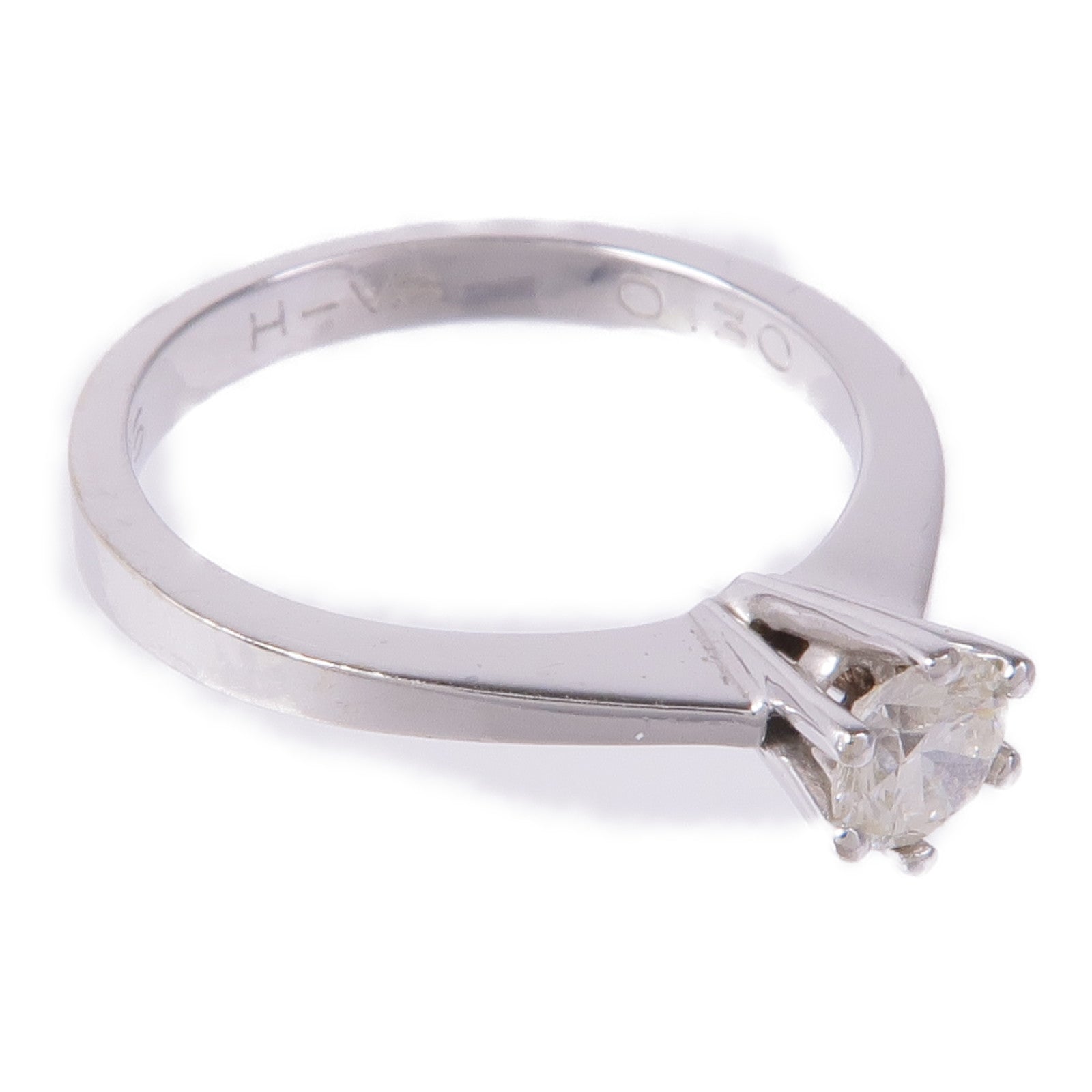 JEWELRY 【激減優惠】14K白金Diamond Ring鑽石戒指US#5.75