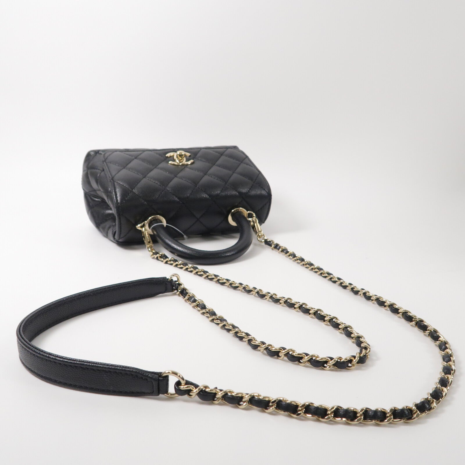 CHANEL Mini Coco Handle手挽肩背兩用袋