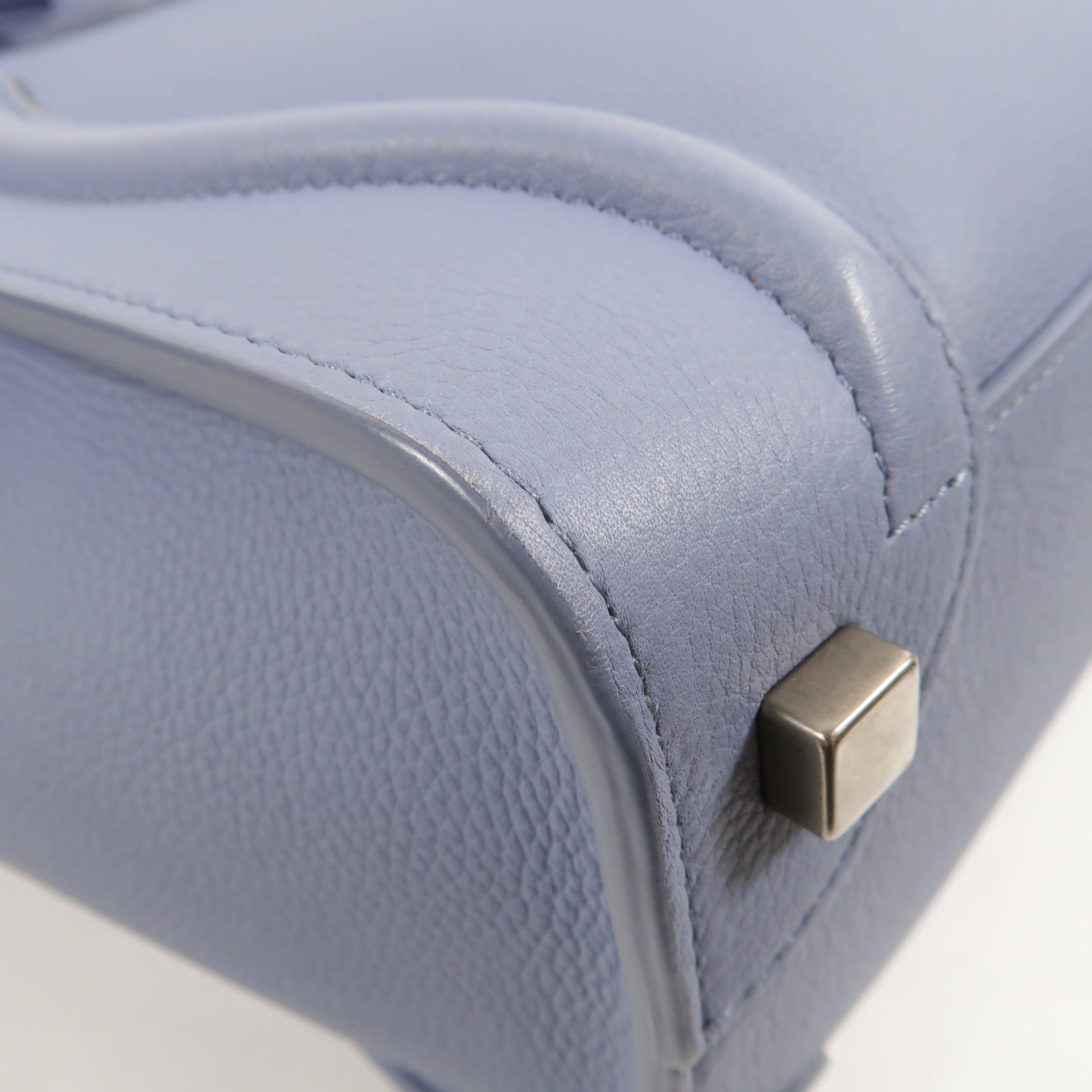 CELINE 牛皮皮革Micro Luggage手挽袋