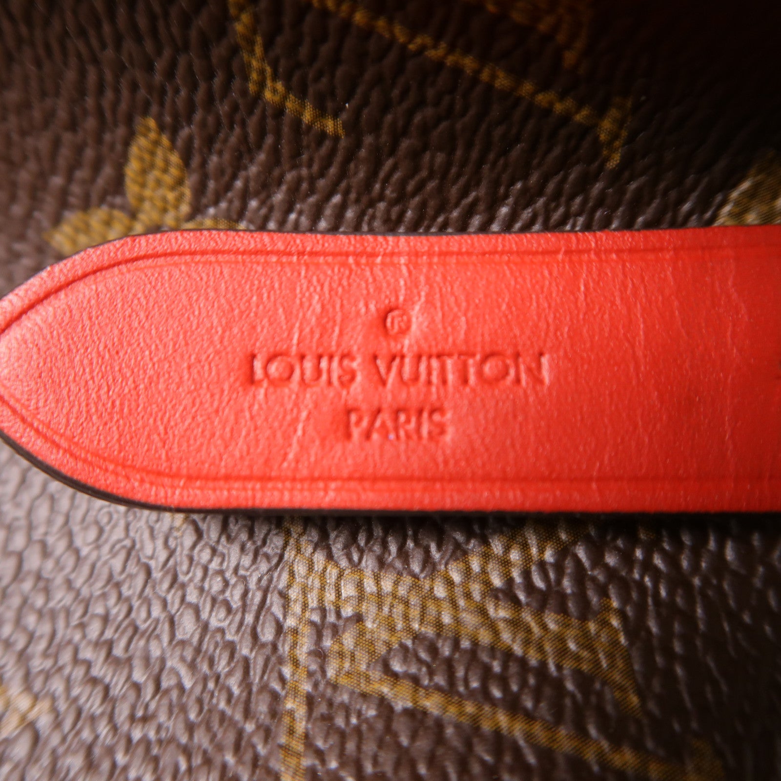 LOUIS VUITTON Monogram Neo Noe Bucket Bag金扣肩背袋Coquelicot/紅色