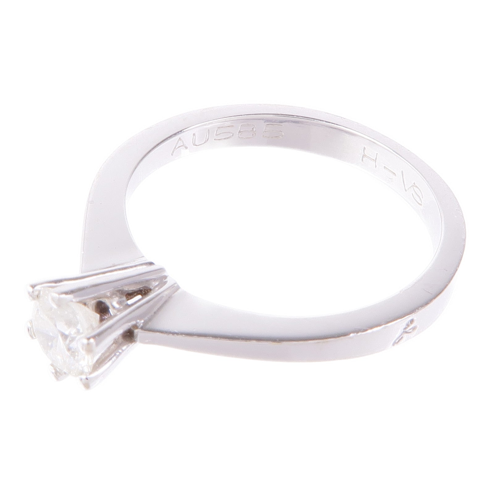 JEWELRY 【激減優惠】14K白金Diamond Ring鑽石戒指US#5.75