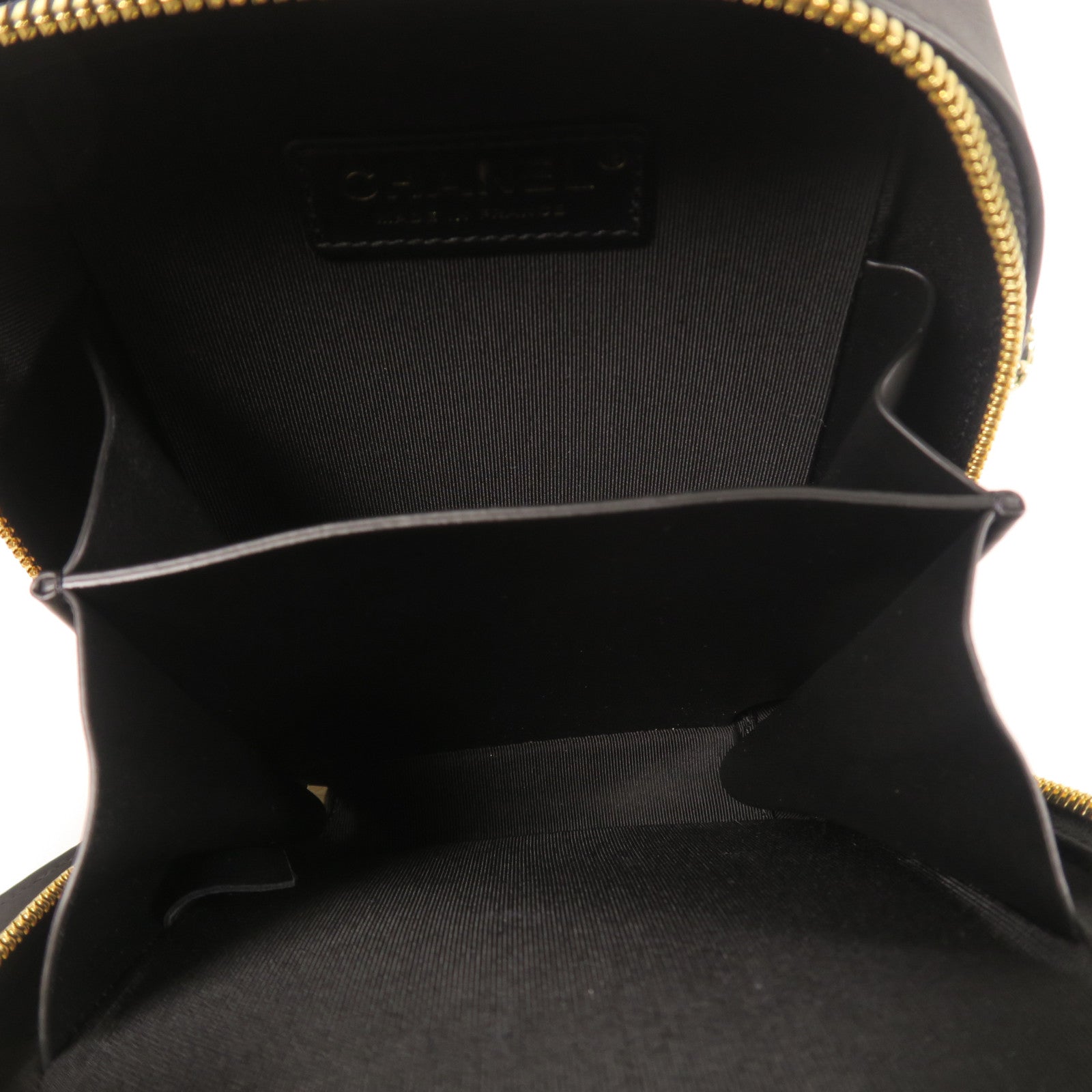 CHANEL 牛皮皮革2 Way Shoulder金扣手挽肩背兩用袋