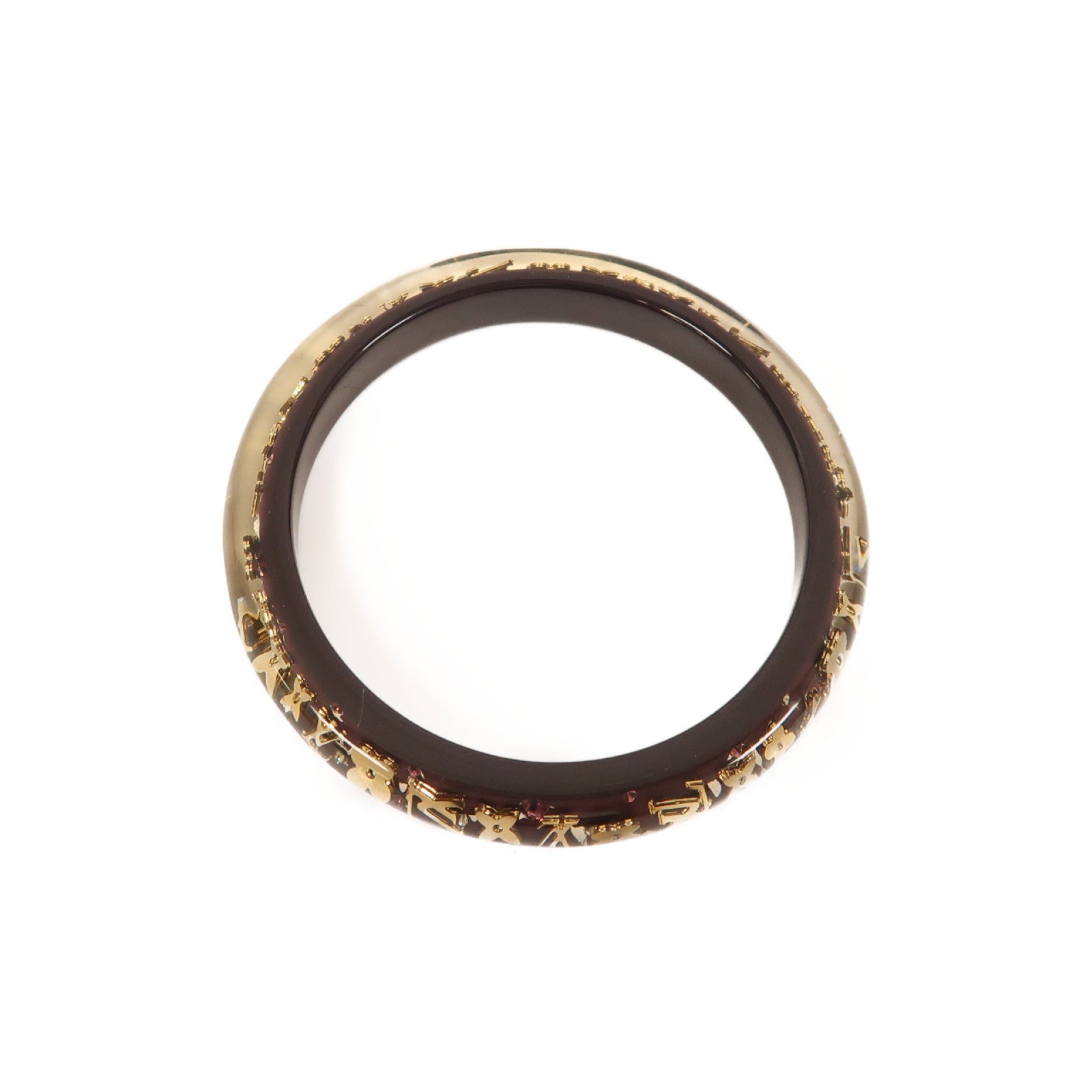 LOUIS VUITTON PVC Bangle手鐲啡色