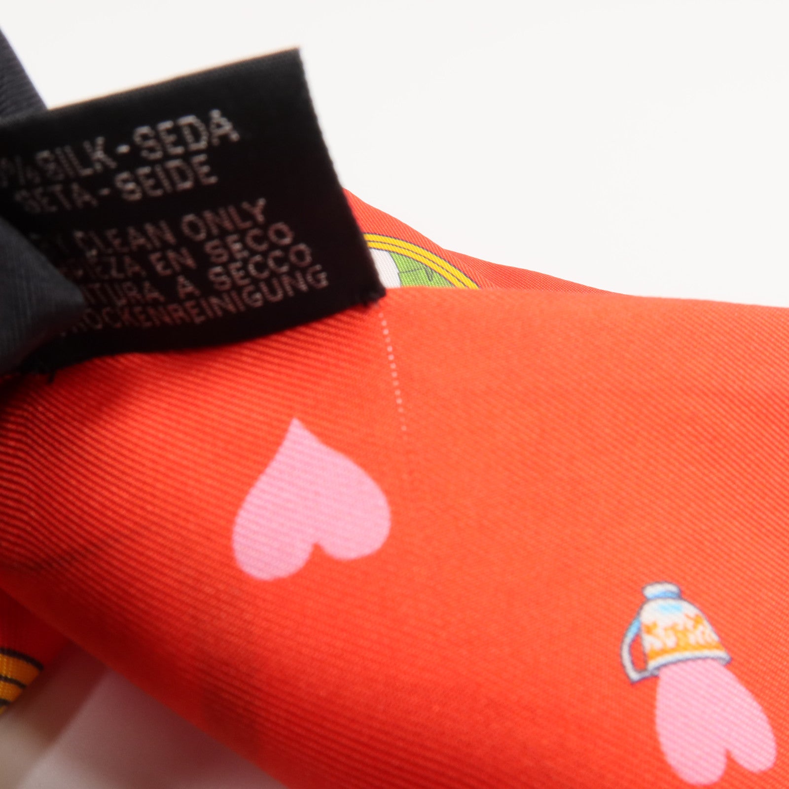 HERMES 絲質Twilly絲巾