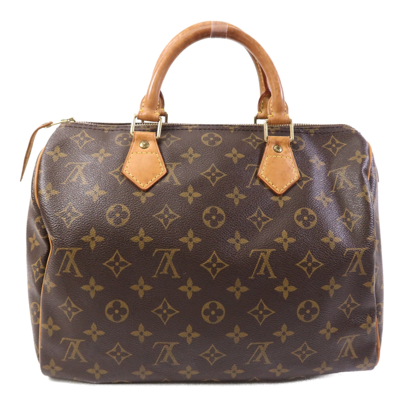 LOUIS VUITTON Monogram Speedy 30金扣手挽袋