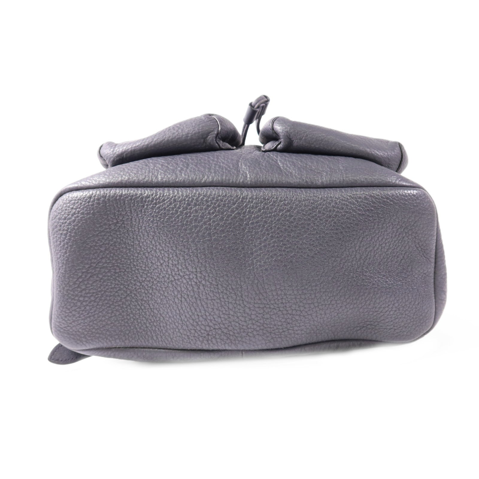 COACH GHW Backpack F37410 Calfskin Leather Grey