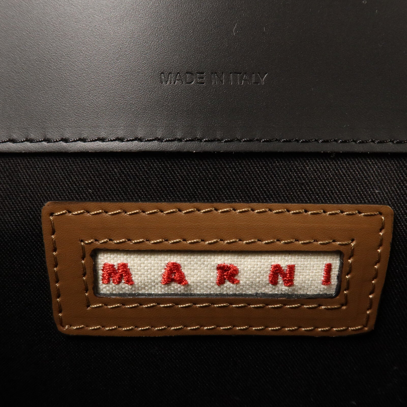 SELECTION 牛皮皮革Marni Trunk肩背袋