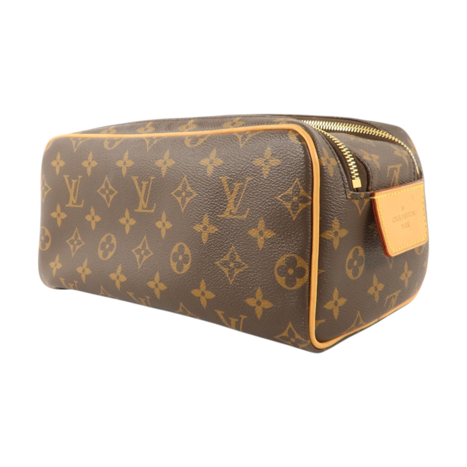 LOUIS VUITTON Monogram Dopp Kit Toiletry Pouch金扣小袋