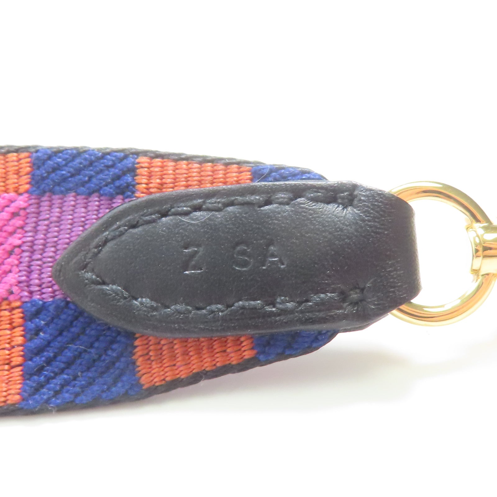 HERMES 帆布Strap金扣肩背帶