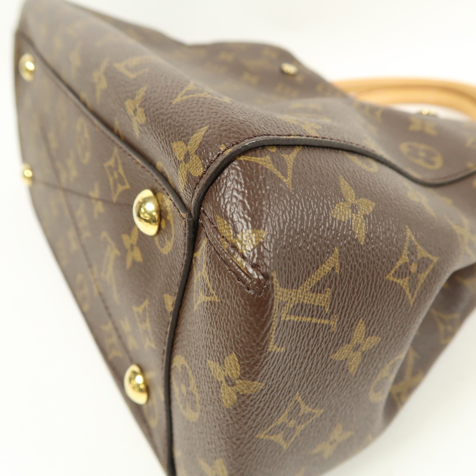 LOUIS VUITTON Monogram Montaigne MM金扣手挽肩背兩用袋