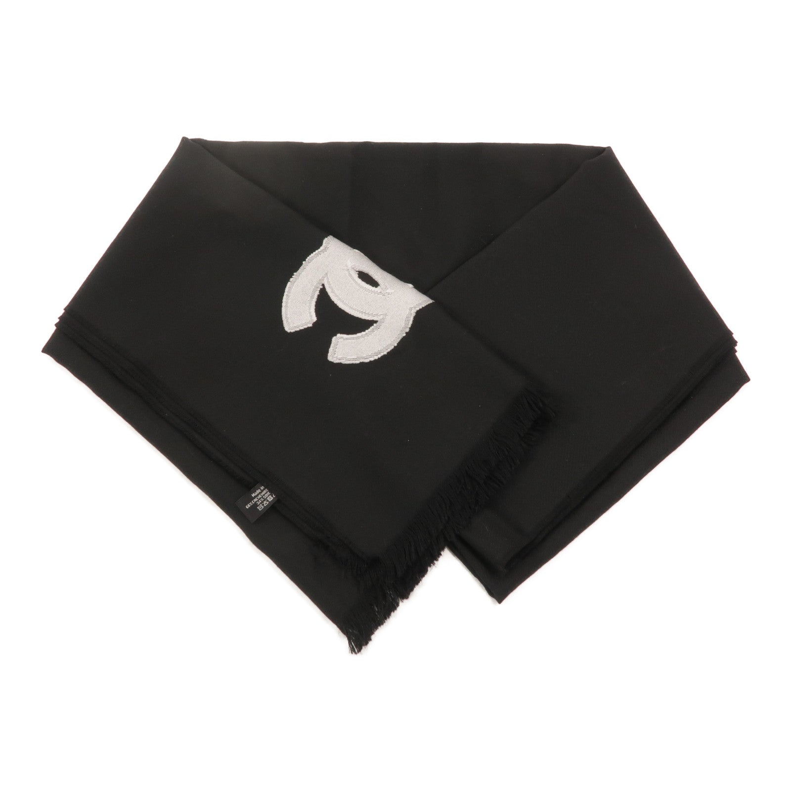 CHANEL 羊絨/絲質Scarf 75X200圍巾