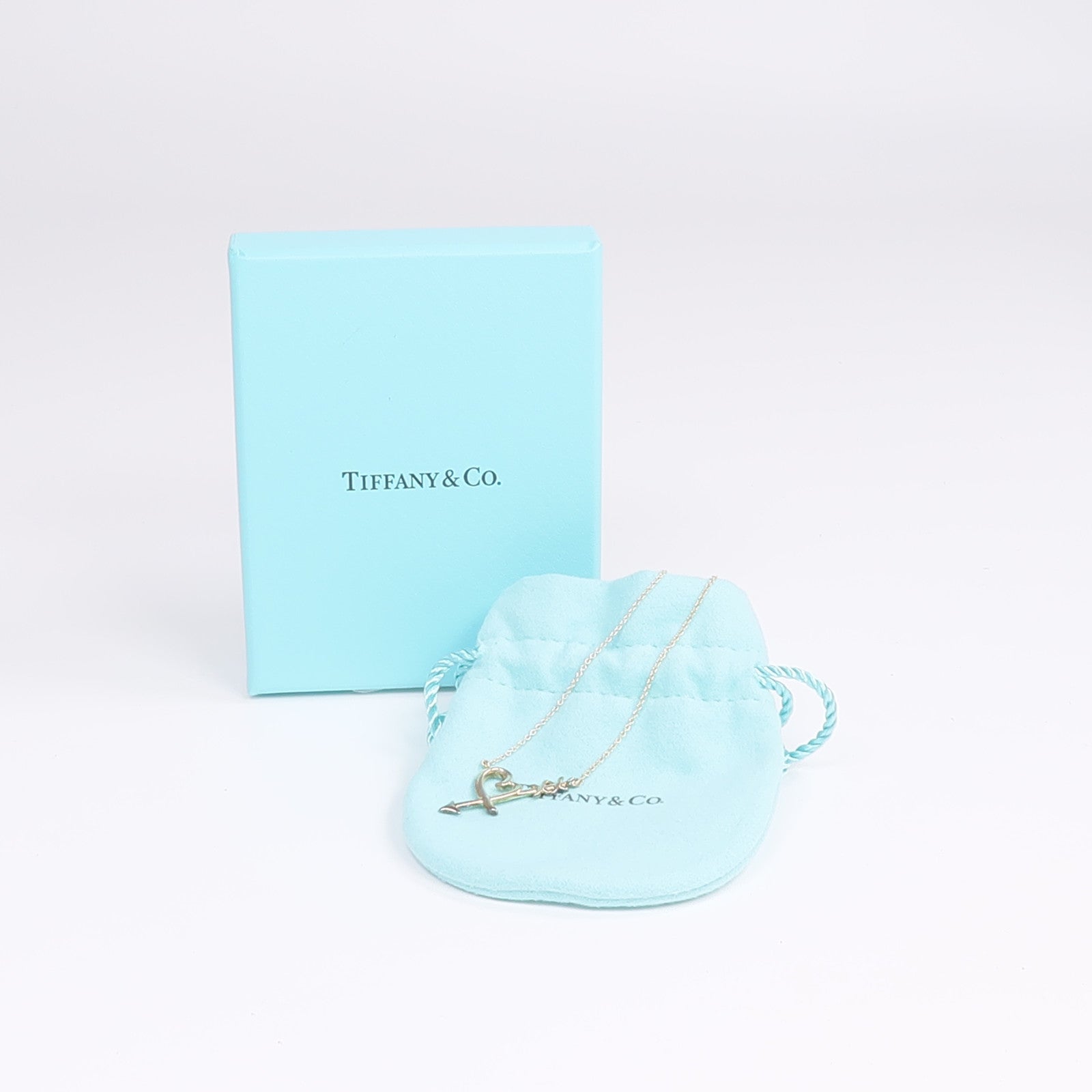 TIFFANY＆CO 925純銀Heart & Arrow Necklace項鍊