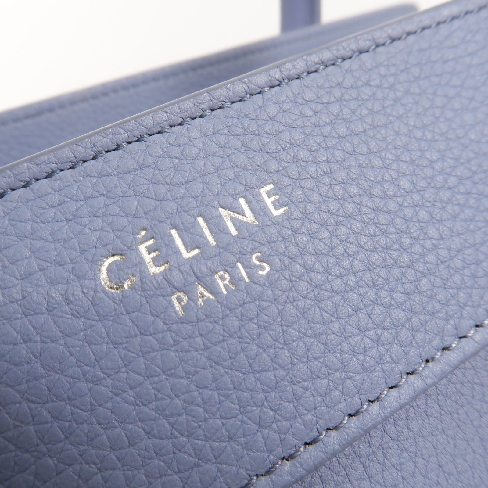 CELINE 牛皮皮革Micro Luggage手挽袋