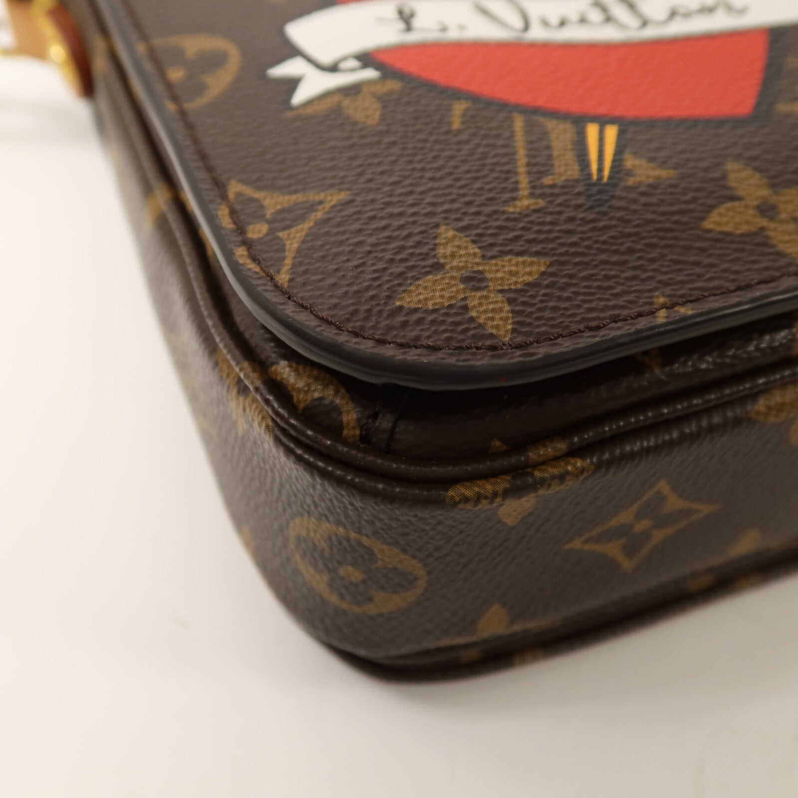 LOUIS VUITTON Monogram Patches Pochette Metis金扣手挽肩背兩用袋